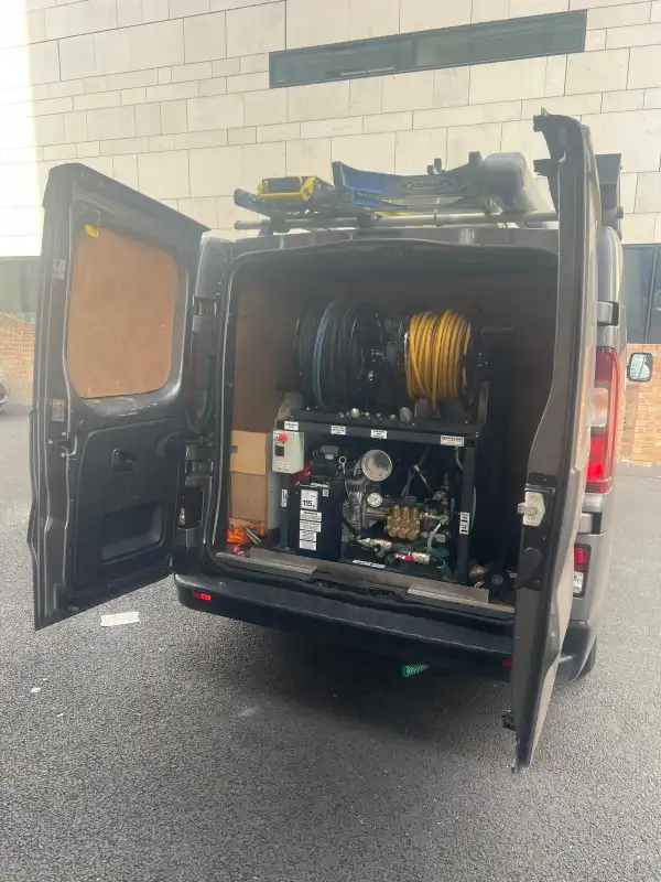 RFDrainageexperts Ltd van and tools