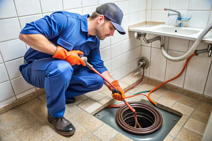 Professional drain unblocking service in London removing blocked drains efficiently