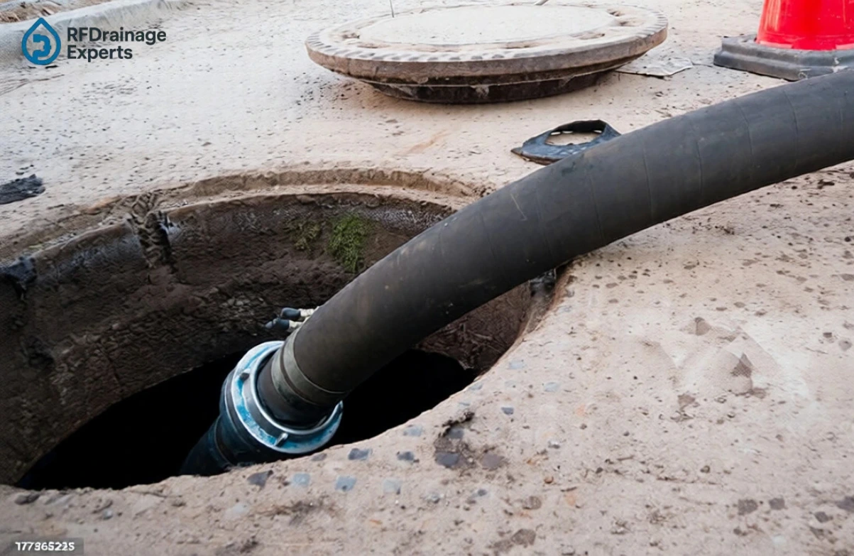 Emergency drain services needed for blocked or overflowing drains