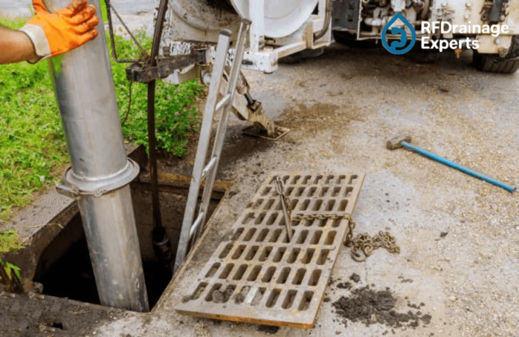 Emergency Expert Drain Unblocking Services in London clearing blocked pipe