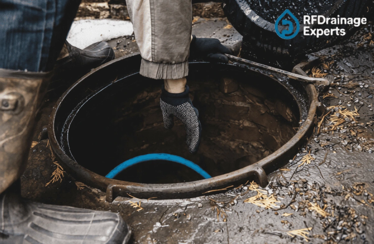 Professional team providing Expert Drain Unblocking Services in London residential property