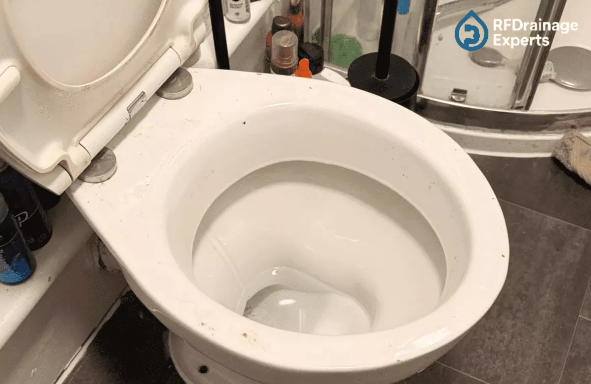 Emergency Toilet Drain Repair specialist fixing blocked toilet drain in London