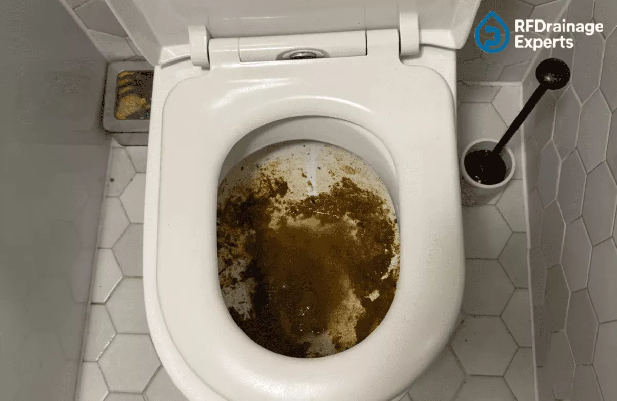 Emergency Toilet Drain Repair London service in action by a professional plumber