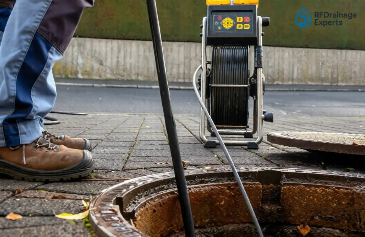 Professional drain inspection service in London by drainage experts