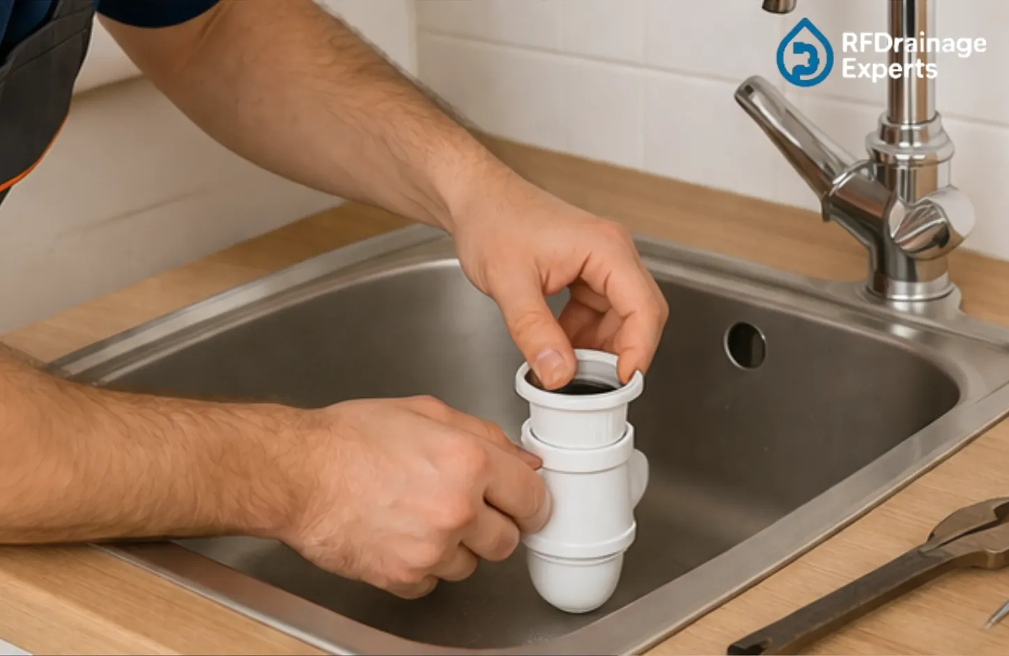 Affordable Kitchen Drain service in London clearing blocked kitchen pipes
