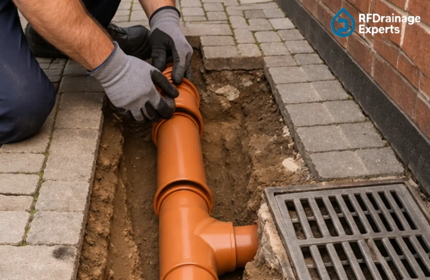 Professional drain repairs explained London with CCTV drain inspection in progress.
