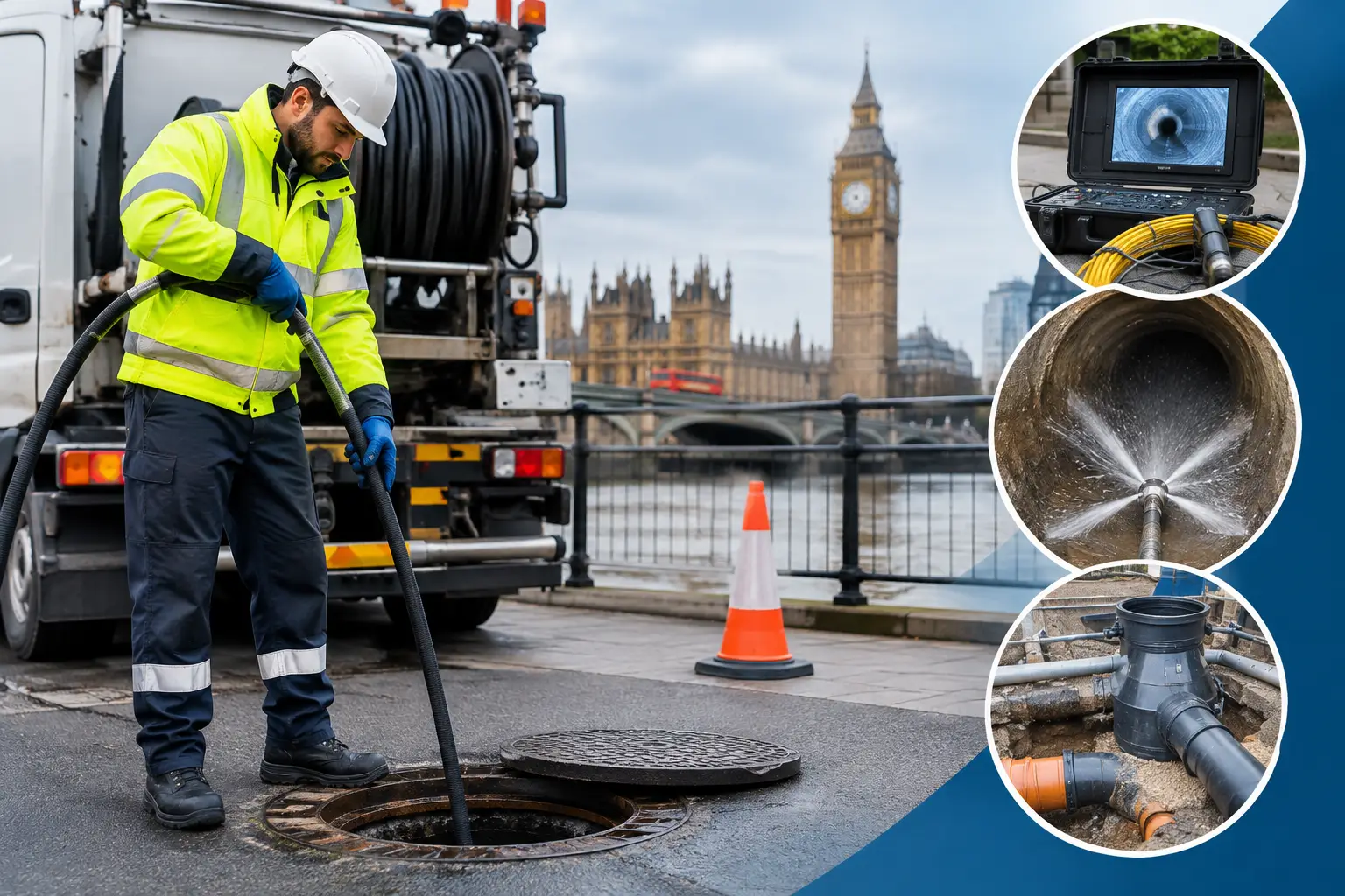 Commercial Drain Maintenance Contract London