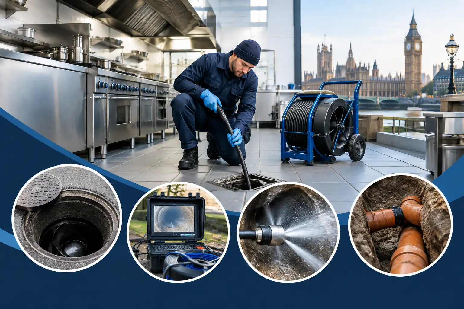 Commercial Kitchen Drainage Guide for London